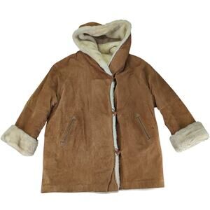 J. Percy Marvin Richards Penny Lane Coat Suede Reversible Women's Large Heavy